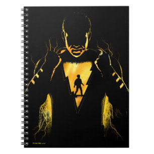 SHAZAM! Shazam and Billy Lightning Silhouette Notebook