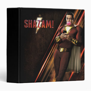 SHAZAM!   Shazam Blowing Bubble Gum Binder