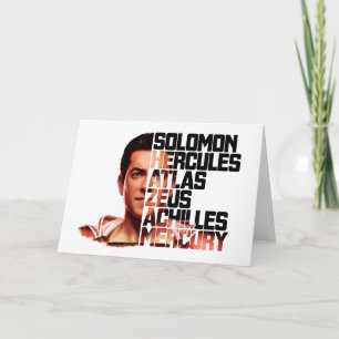 SHAZAM!   Shazam Closeup Acronym Graphic Card