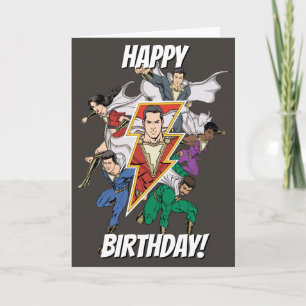 SHAZAM!   Shazam Family Graphic Card