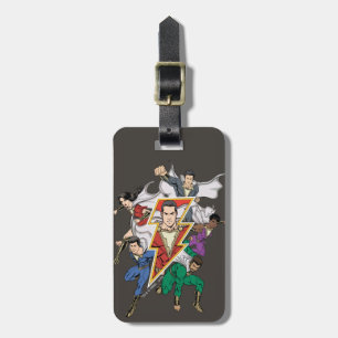 SHAZAM!   Shazam Family Graphic Luggage Tag