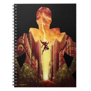 SHAZAM! Shazam Sunset Silhouette Notebook