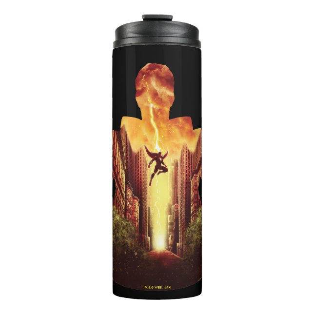 SHAZAM! | Shazam Sunset Silhouette Thermal Tumbler (Front)