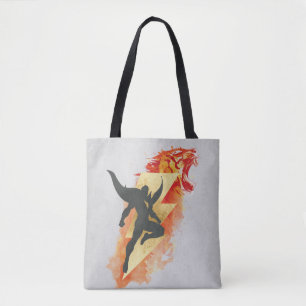 SHAZAM! Shazam Tiger & Lightning Graphic Tote Bag