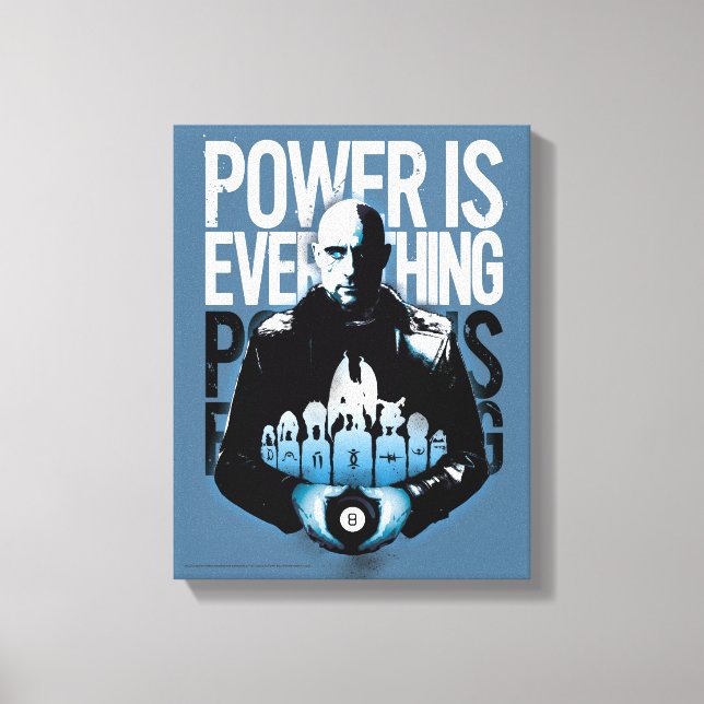 SHAZAM! | Sivana "Power Is Everything" Canvas Print (Front)