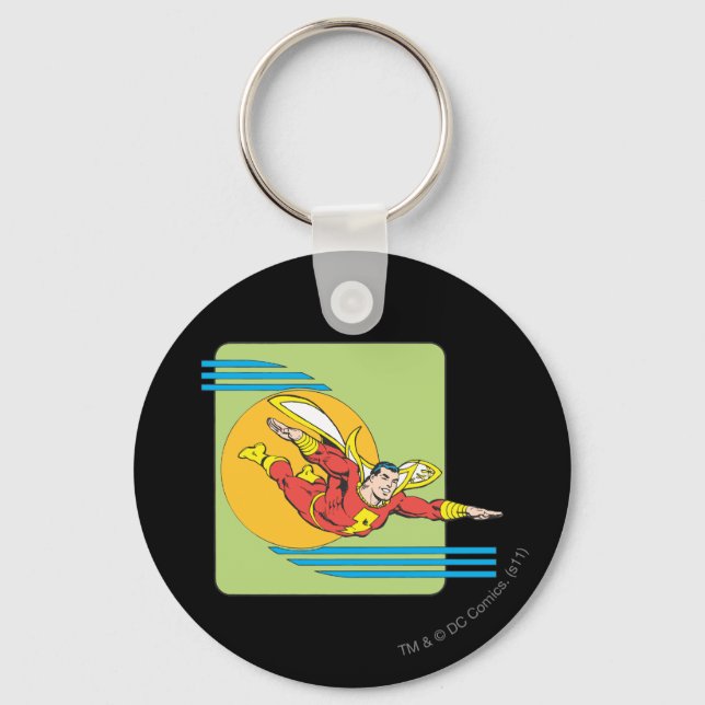 SHAZAM Soars Keychain (Front)