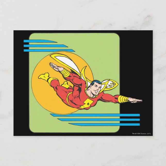 SHAZAM Soars Postcard (Front)