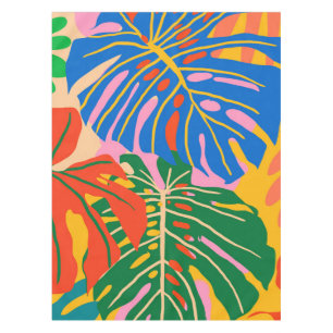 She Always Wears Neutrals But Has The Most Colorfu Tablecloth