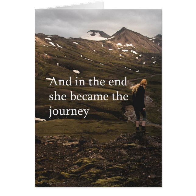 She Became the Journey (Front)