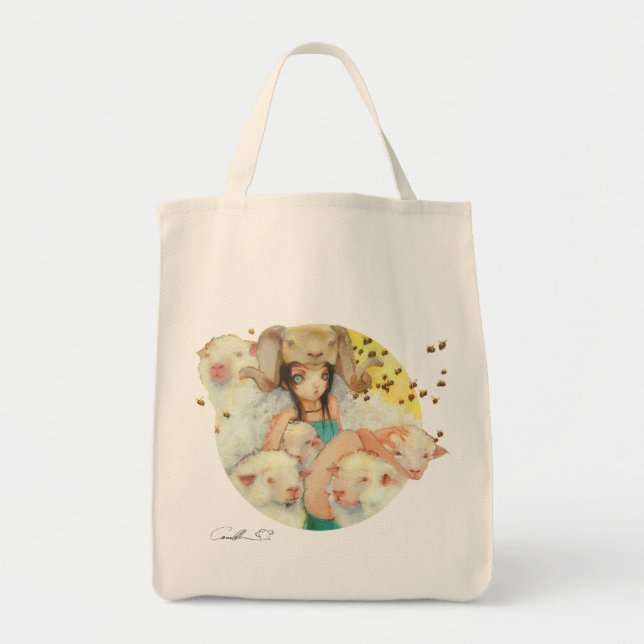 She Bee Ramming Grocery Tote (Front)