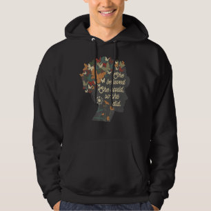 She Believed She Could  Be A Kind Human  Human Kin Hoodie
