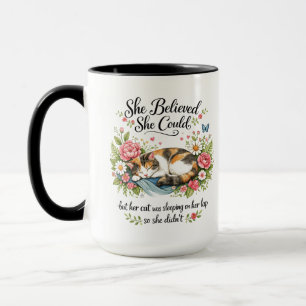 She Believed She Could Motivational for Co-Worker Mug