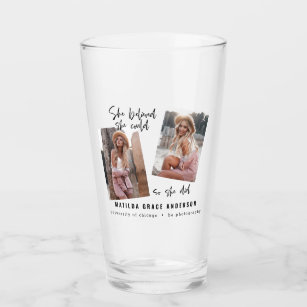 She believed she could so she did graduation glass