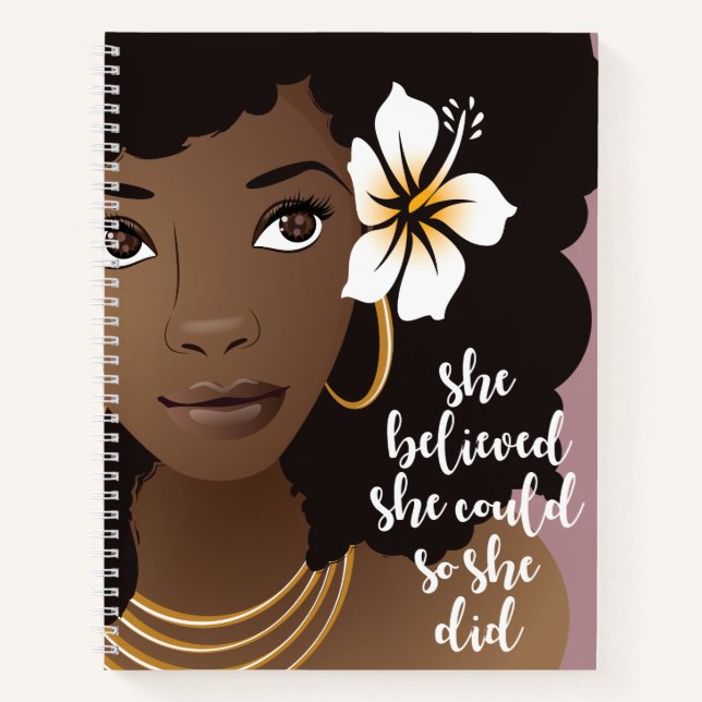 She Believed She Could So She Did Notebook (Front)