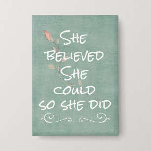 She Believed she Could so She Did Quote
