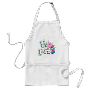 She Believed She Could So She Did Swan with Flower Standard Apron
