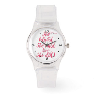 She Believed She Could So She Did Womens Feminist Watch