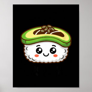 She Believed She Could Sushi Did, Funny Food Pun C Poster