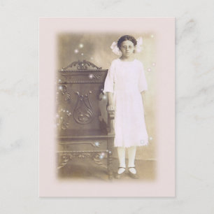 She believed Vintage Photo Art Postcard