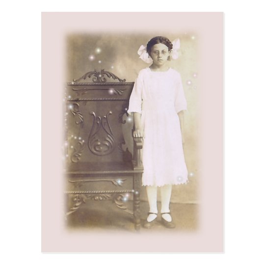 She believed Vintage Photo Art Postcard