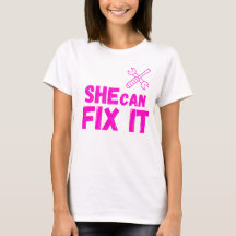 She Can Fix It Strong Women Quote Design