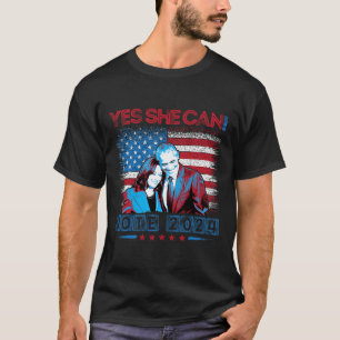 She Can Harris 2024 Wheimer 2024 Vote Harris Waltz T-Shirt