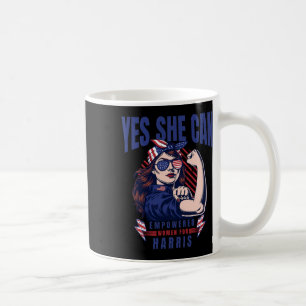 She Can Harris For President 2024  Coffee Mug