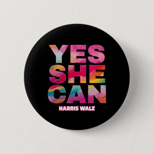 She Can Harris Wheimer 2024 2 Inch Round Button