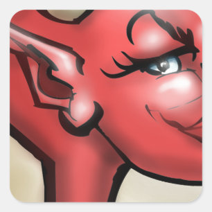 She Devil Square Sticker