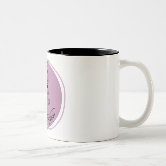 She Did It!” Graduation Mug for Her – Pink design (Right)