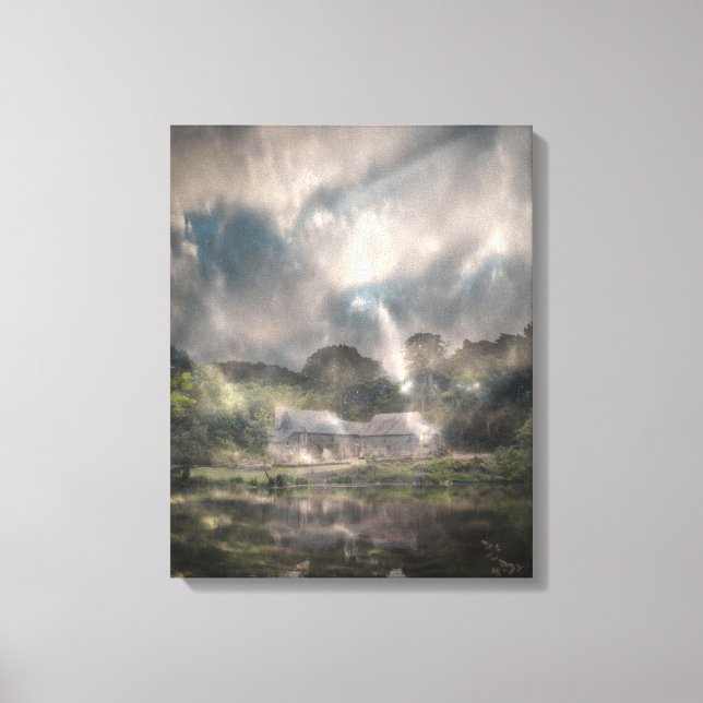 She Emerges From the Gloom Canvas Print (Front)