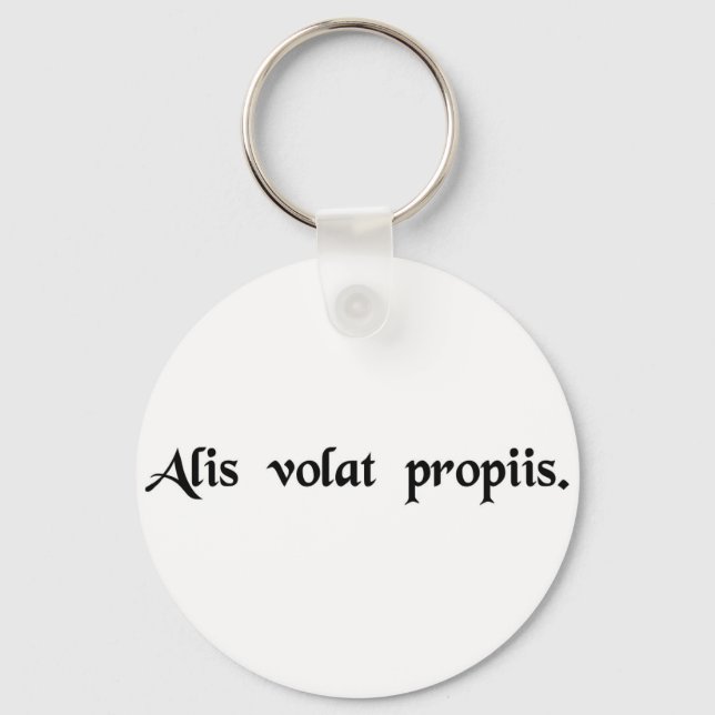 She flies with her own wings keychain (Front)