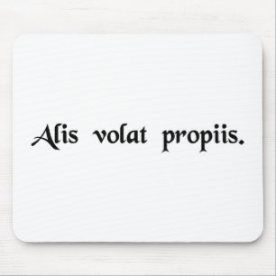 She flies with her own wings mouse pad