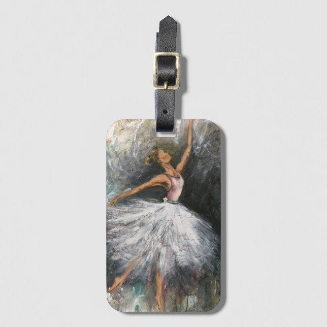 "She Floats" Luggage Tag (Front Vertical)