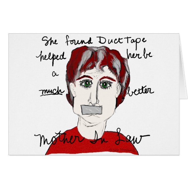 She found duct tape ... (Front Horizontal)