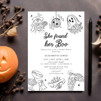 She Found Her Boo Ghost Floral Bridal Shower