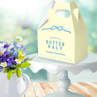 She found her Butter Half Blue Bow Bridal Shower Favor Box