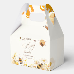 She found her honey Bee bridal shower Favor Box