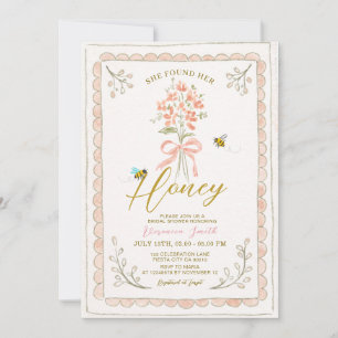 She Found Her Honey Bee Bridal Shower Invitation
