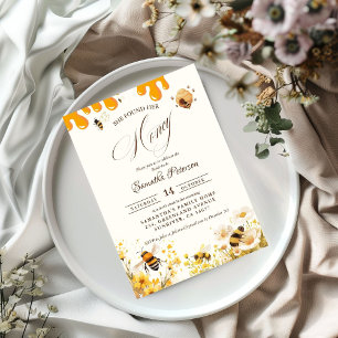 She found her honey Bee bridal shower Invitation