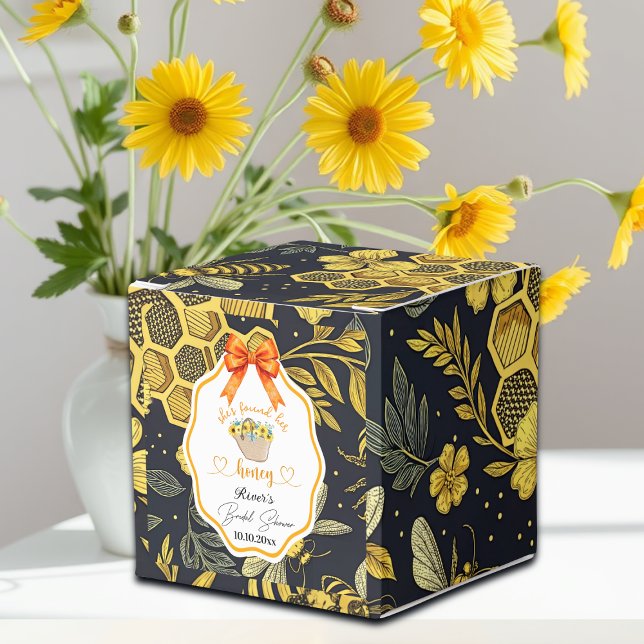 She Found Her Honey Bridal Shower   Favor Box (Creator Uploaded)