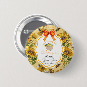 She Found Her Honey Bridal Shower Favour 2 Inch Round Button
