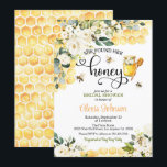 She Found Her Honey Bridal Shower Invitation<br><div class="desc">Perfect Invitation to Celebrate that Special Bride to Be!

Shop our matching digital designs in our Etsy shop:
https://www.etsy.com/shop/BDPDesignsWeddings?search_query=bee</div>