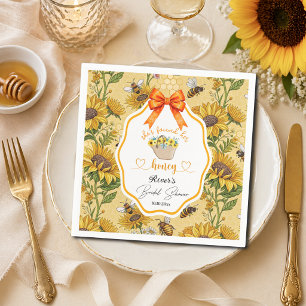 She Found Her Honey Bridal Shower Napkin