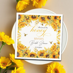 She Found Her Honey Bridal Shower   Napkin