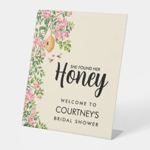 She Found Her Honey Bridal Shower Welcome Sign