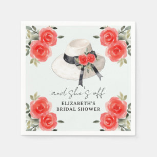 She found her Honey Bridal Shower White Napkin