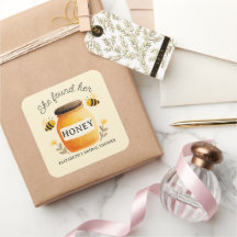 She found her Honey Bridal Shower Yellow