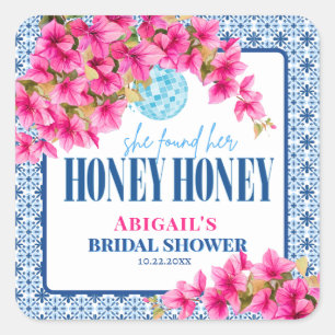 She found her HONEY HONEY Square Sticker