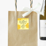 She Found Her Honey! Honeybee Bridal Favour Classic Round Sticker<br><div class="desc">She found her honey!  This cute honeybee inspired sticker adds a personalized touch to your bridal shower favour!</div>
